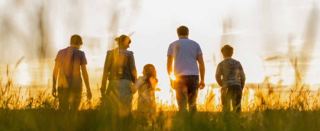 Family Walking Together