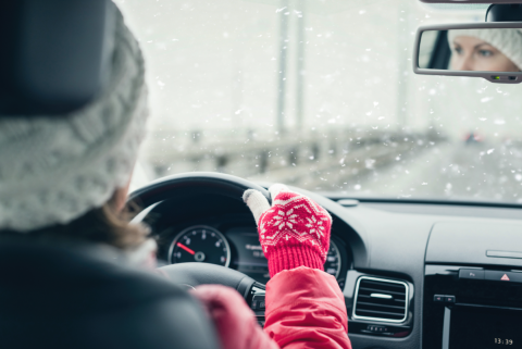 Driving in the snow